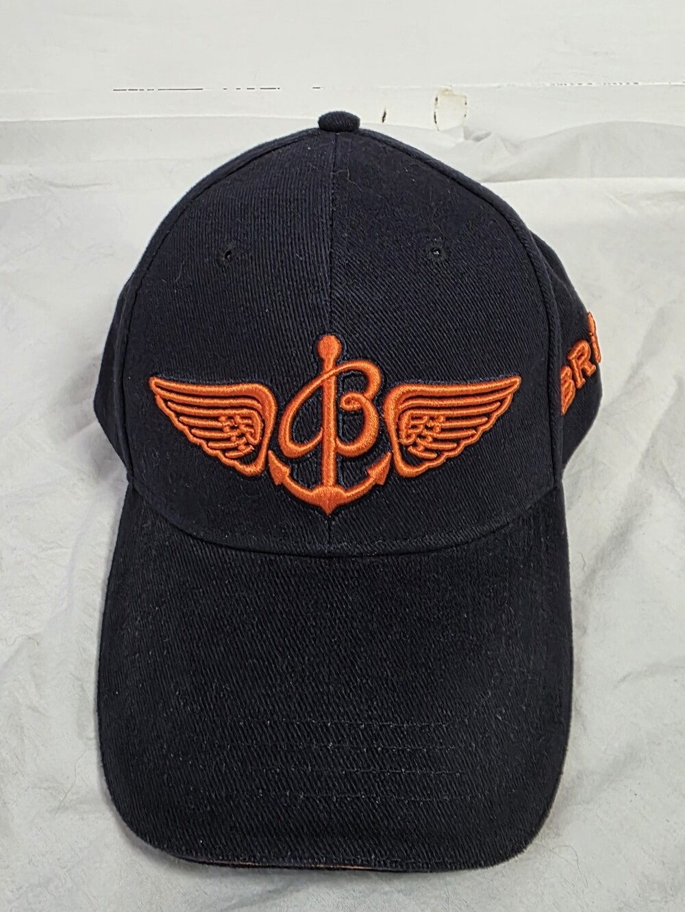 NWOT Breitling Swiss Watch Promotional Hat Blue Orange Embroidered Strapback - Picture 8 of 8